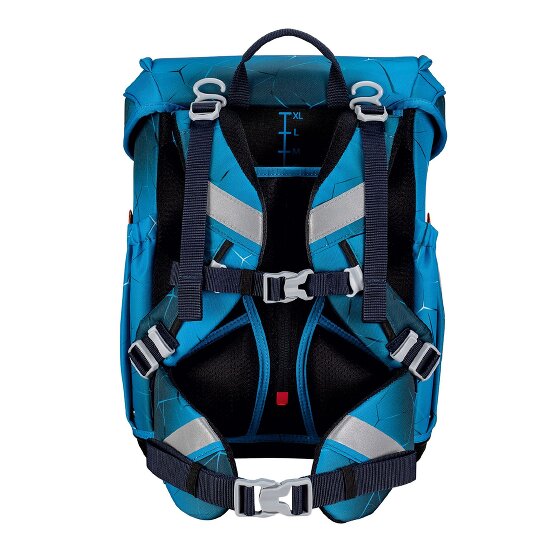 Scout Neo Exklusiv Safety Light Juego de mochilas escolares 5 piezas