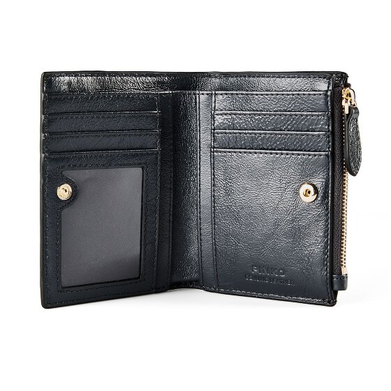 PINKO Compact Wallet Cartera Piel 13 cm