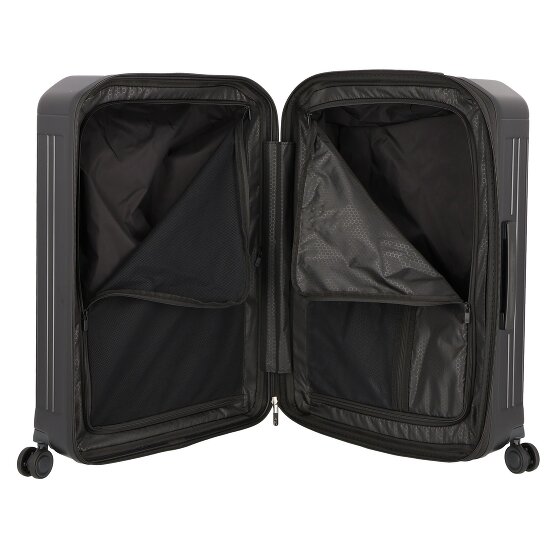 Piquadro PQ Light 4 ruedas Trolley 69 cm Con fuelle expandible