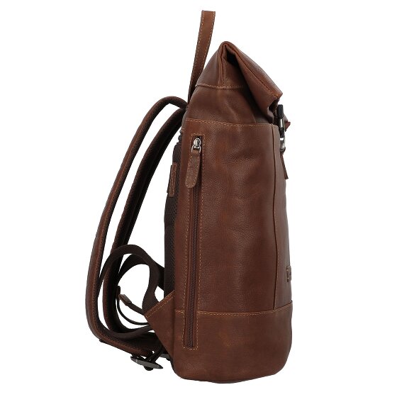 Jack Kinsky Porto Mochila de día Piel 43 cm Compartimento para el portátil