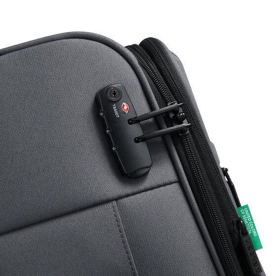 Delsey Paris x United Colors of Benetton BE Trolley de cabina de 4 ruedas 55 cm con pliegue extensible