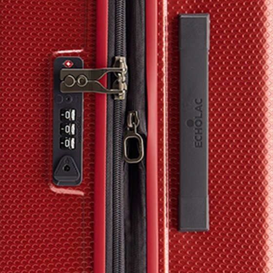 Echolac Logic Pro 4 ruedas Juego de maletas 3 piezas con pliegue de expansión