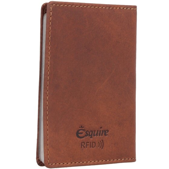 Esquire Dallas Estuche para tarjetas de crédito Protección RFID Piel 7.5 cm