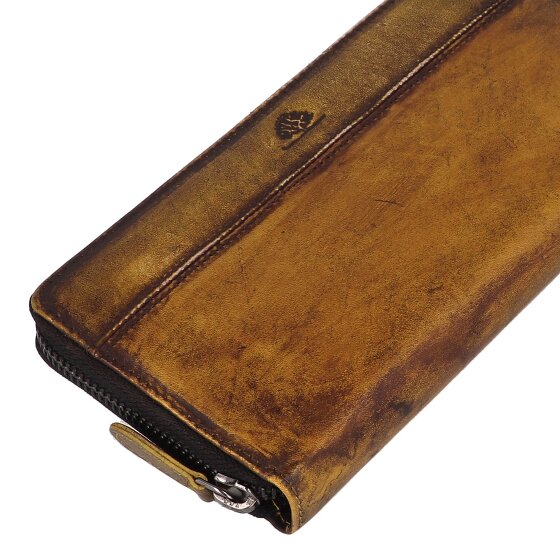 Greenburry Destressed Cartera Protección RFID Piel 19 cm