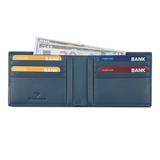 Roncato Detroit Cartera Protección RFID Piel 12.5 cm