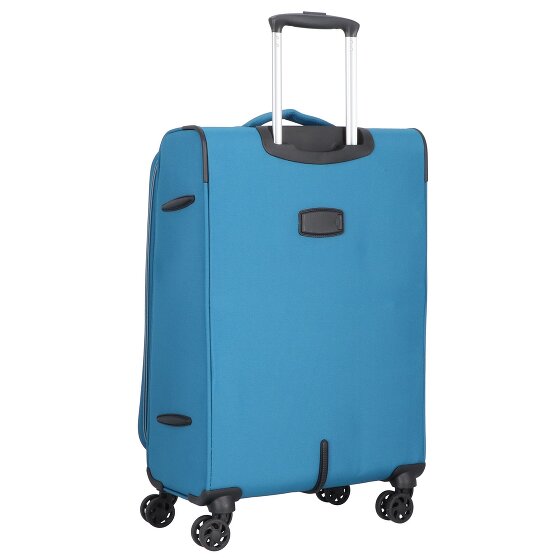 d&n Travel Line 9204 4 ruedas Carrito M 66 cm con pliegue de expansión