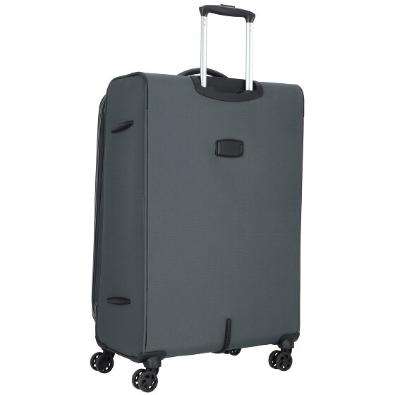 d&n Travel Line 9204 4 ruedas Carrito L 76 cm con pliegue de expansión