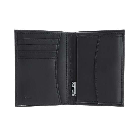 oxmox Leather Cartera Bloqueo RFID Piel natural 13 cm