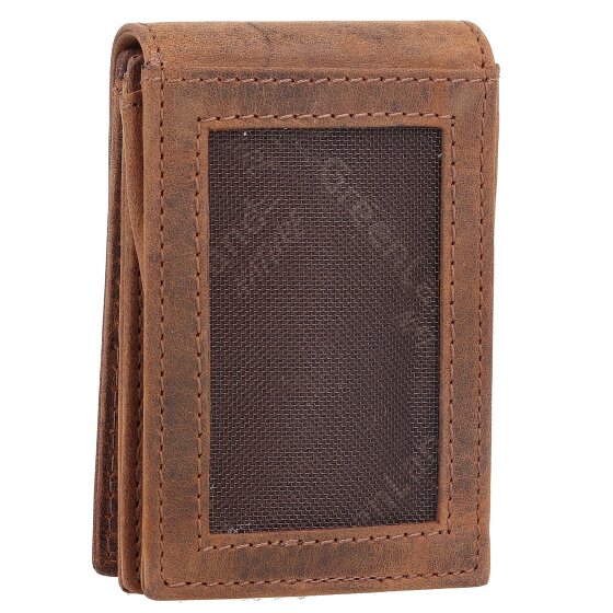 Greenland Nature Estuche para tarjetas de crédito Montenegro de cuero RFID 6,5 cm