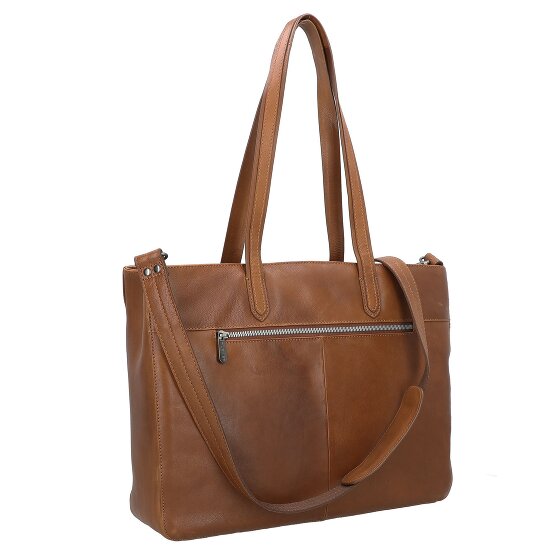Plevier Power Bolsa de compras Piel natural 31 cm Compartimento para laptop
