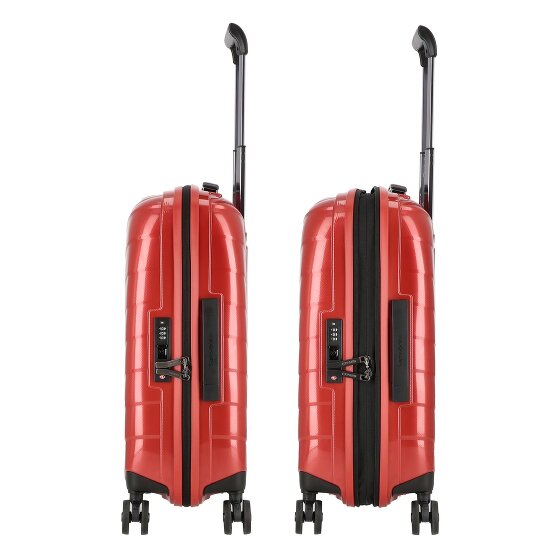 Samsonite Attrix 4 ruedas Carro de la cabina 55 cm con pliegue de expansión