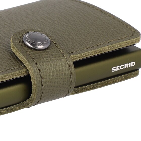 Secrid Miniwallet Crisple Funda para tarjetas de crédito Cartera de piel RFID 6,5 cm