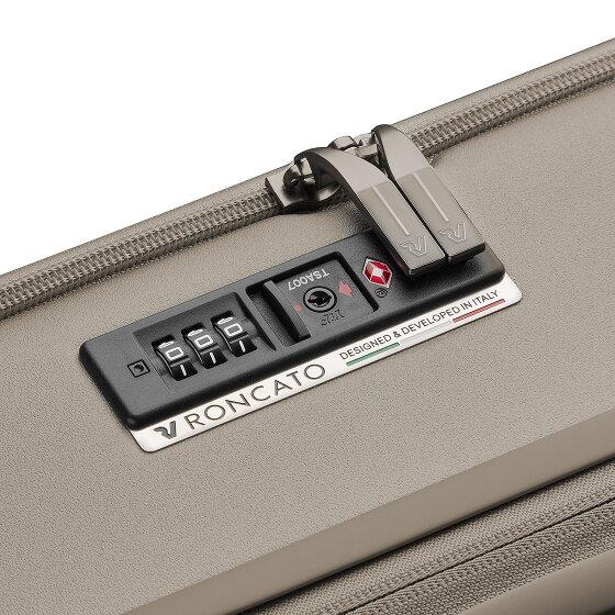 Roncato Florence 4 ruedas Juego de maletas 3 piezas con pliegue de expansión