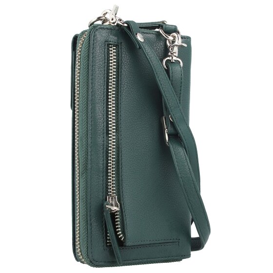 Greenburry Funda de napa para teléfono móvil RFID de 8 cm