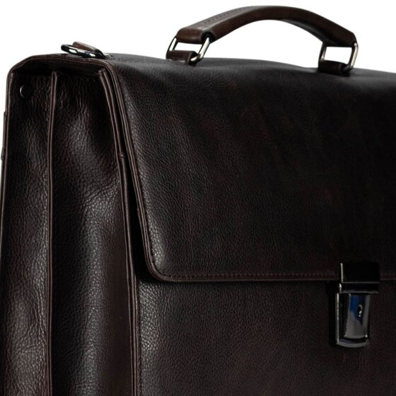 Jost London Maletín Piel natural 40 cm Compartimento para laptop