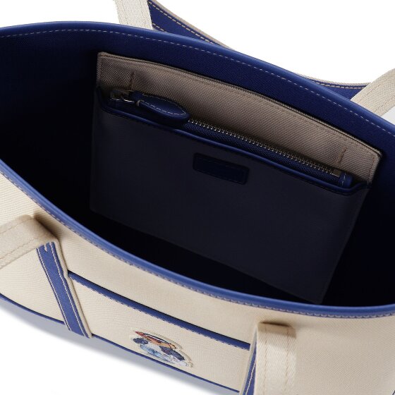 POLO RALPH LAUREN Canvas Bear Bolsa de compras 32.5 cm