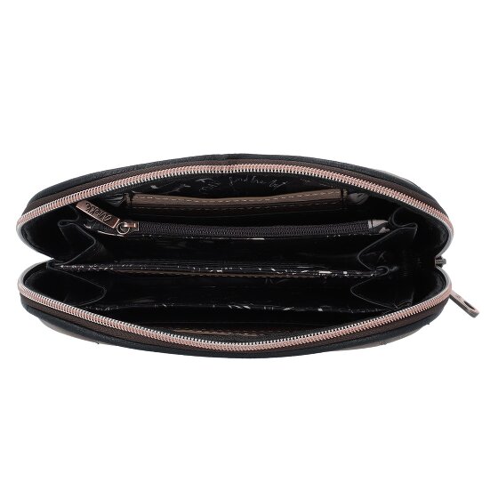 Anekke Shoen Black Cartera Protección RFID 22 cm