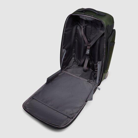 Piquadro Mochila Trolley Brief de 2 ruedas Compartimento para portátil de 53 cm