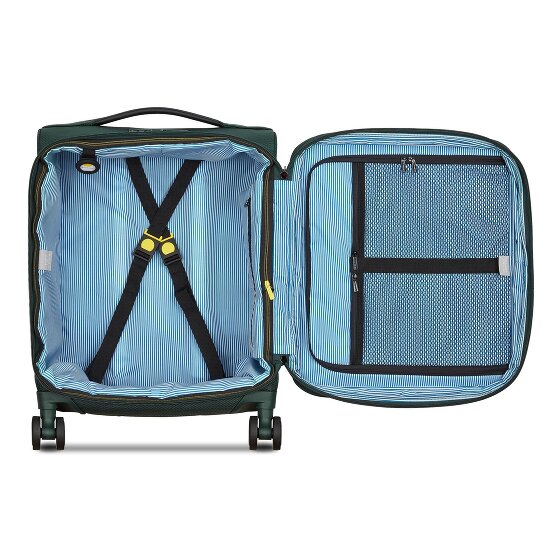 Delsey Paris Montmartre 3 4 ruedas Carro de la cabina 55 cm con pliegue de expansión