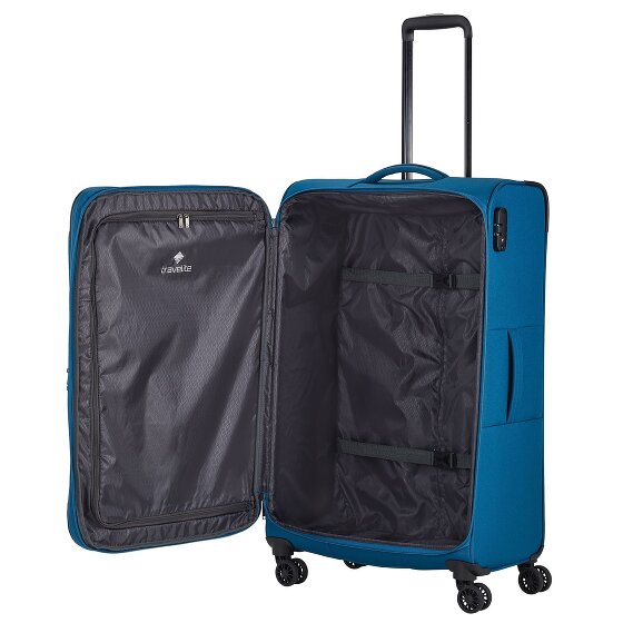 Travelite Chios 4 ruedas Carrito L 78 cm con pliegue de expansión