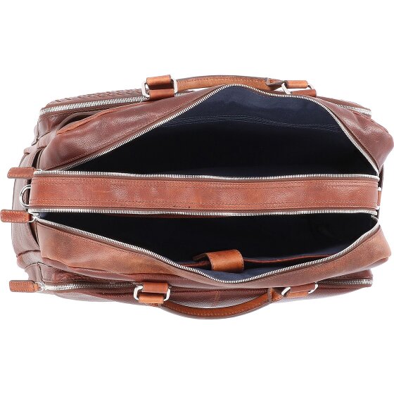 bugatti Maletín Tejido Piel 48 cm