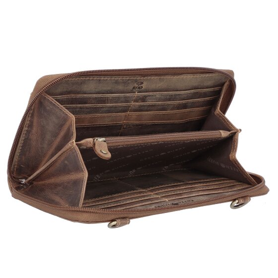 Greenburry Vintage Bolso de mano Protección RFID Piel 21 cm