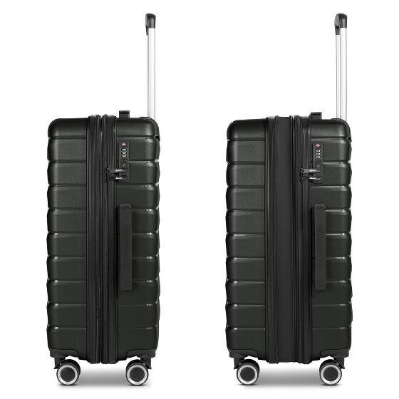 Bench Paris 4 ruedas Juego de maletas 3 piezas con pliegue de expansión