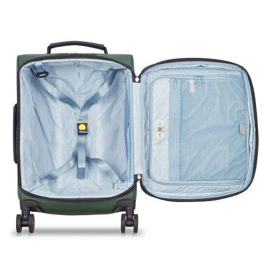 Delsey Paris Turenne Soft 4 ruedas Carro de la cabina 55 cm con pliegue de expansión