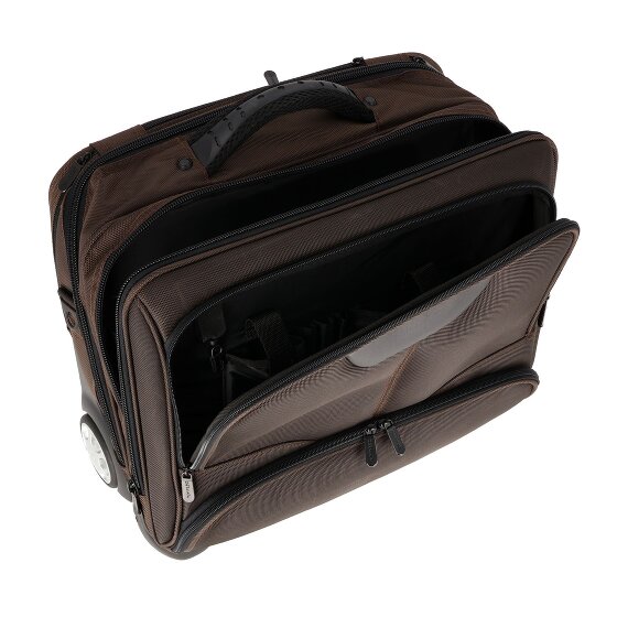 Dermata 2 ruedas Carrito de negocios 41 cm Compartimento para el portátil
