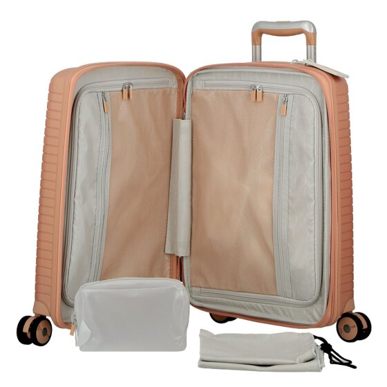 Jump Evae 4 ruedas Juego de maletas 3 piezas con pliegue de expansión