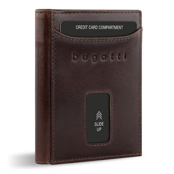 bugatti Secure Slim Cartera Protección RFID Piel 8 cm