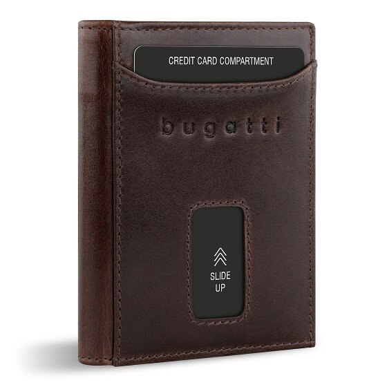 bugatti Secure Slim Cartera Protección RFID Piel 8 cm