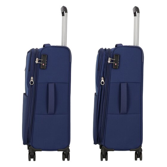 American Tourister Star Max 4 ruedas Juego de maletas 3 piezas con pliegue de expansión