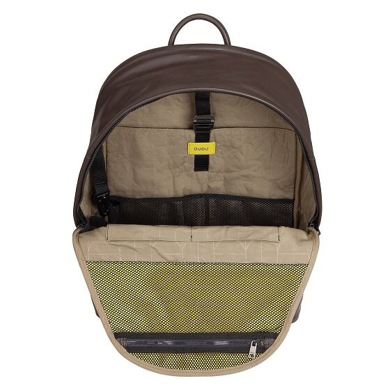 DuDu Casablanca Mochila de día Piel 40 cm Compartimento para el portátil