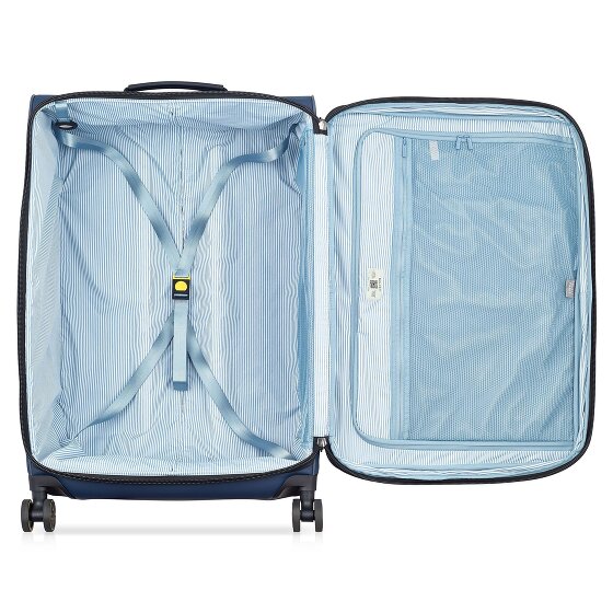 Delsey Paris Trolley Turenne Soft 4 ruedas 77 cm con pliegue de expansión