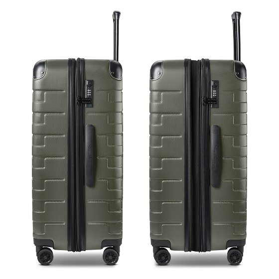 Tonino Lamborghini Milano 4 ruedas Trolley L 72 cm Con fuelle expandible