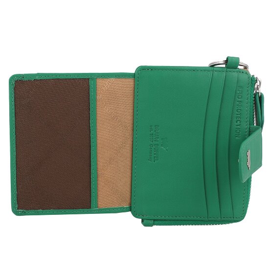 Braun Büffel Joy Estuche para tarjetas de crédito Protección RFID Piel 11 cm