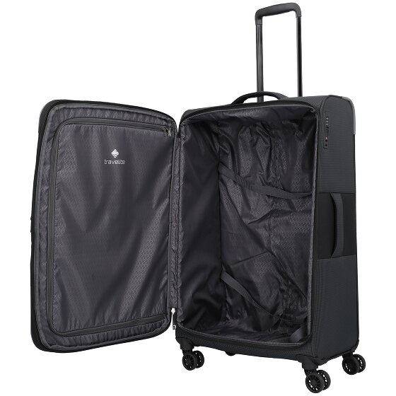 Travelite Corsiica 4 ruedas Carrito L 77 cm con pliegue de expansión