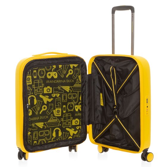 Mandarina Duck Logoduck + 4 ruedas Trolley de cabina S 55 cm