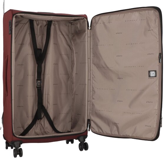 Stratic Trolley de 4 ruedas Bendigo Light Plus Compartimento para portátil de 84 cm