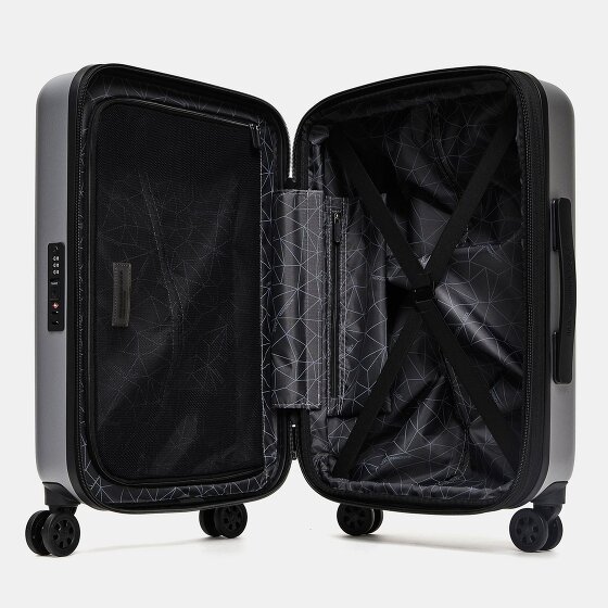 Mandarina Duck Tank Case 4 ruedas Trolley de cabina S 55 cm Con fuelle expandible