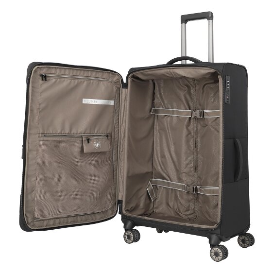 Travelite Crosslite 4 ruedas Carrito XL 81 cm con pliegue de expansión