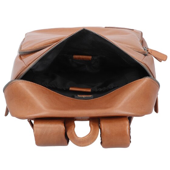 Plevier Rock Amaril Mochila de negocios Piel 43 cm Compartimento para el portátil