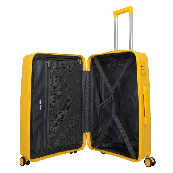 Travelite Pacific 4 ruedas Juego de maletas 3 piezas