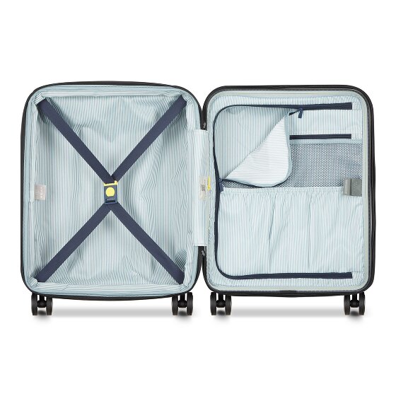 Delsey Paris Longitude 4 ruedas Carro de la cabina 55 cm con pliegue de expansión