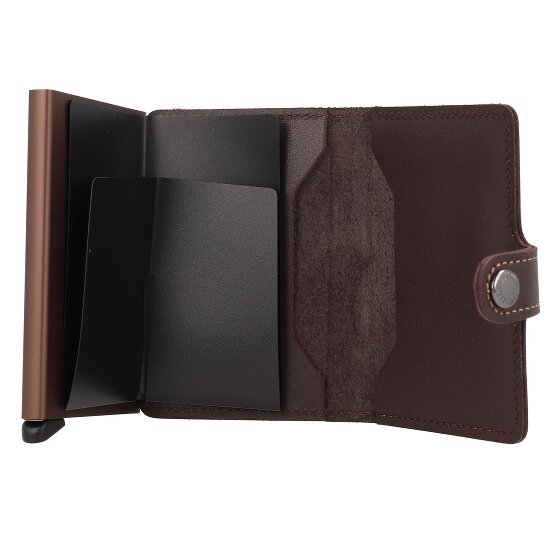 Secrid Miniwallet Original Funda para tarjetas de crédito Cartera de piel RFID 6,5 cm