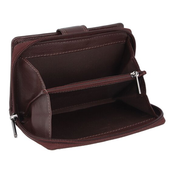 mano Billetera de cuero Donna Giulia 9 cm