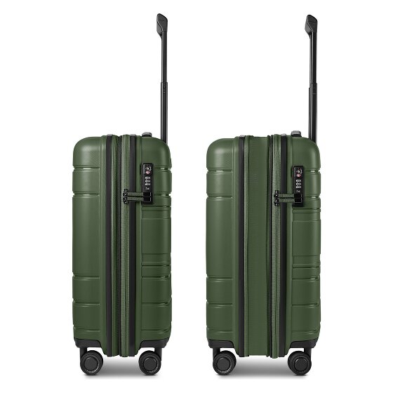 Redolz Essentials 11 4 ruedas Trolley de cabina 55 cm Con fuelle expandible