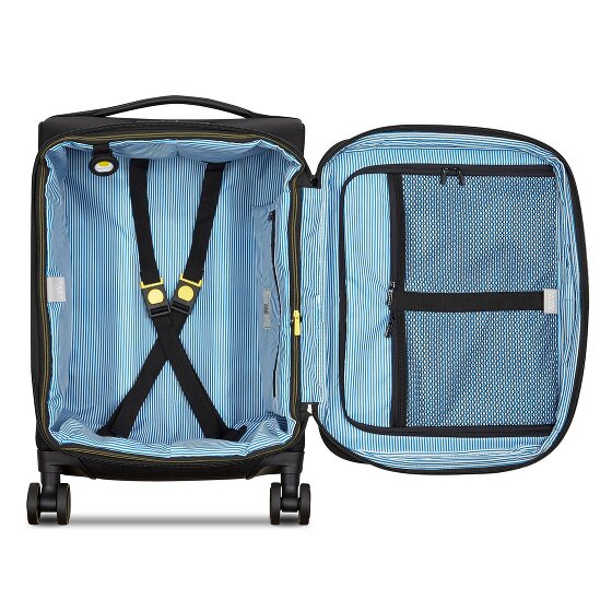 Delsey Paris Montmartre 3 4 ruedas Carro de la cabina 55 cm con pliegue de expansión