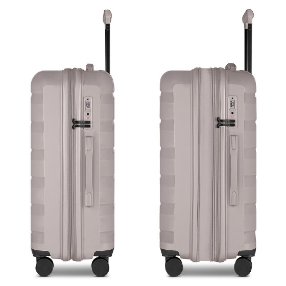 d&n South Dakota 4 ruedas Carrito M 66 cm con pliegue de expansión